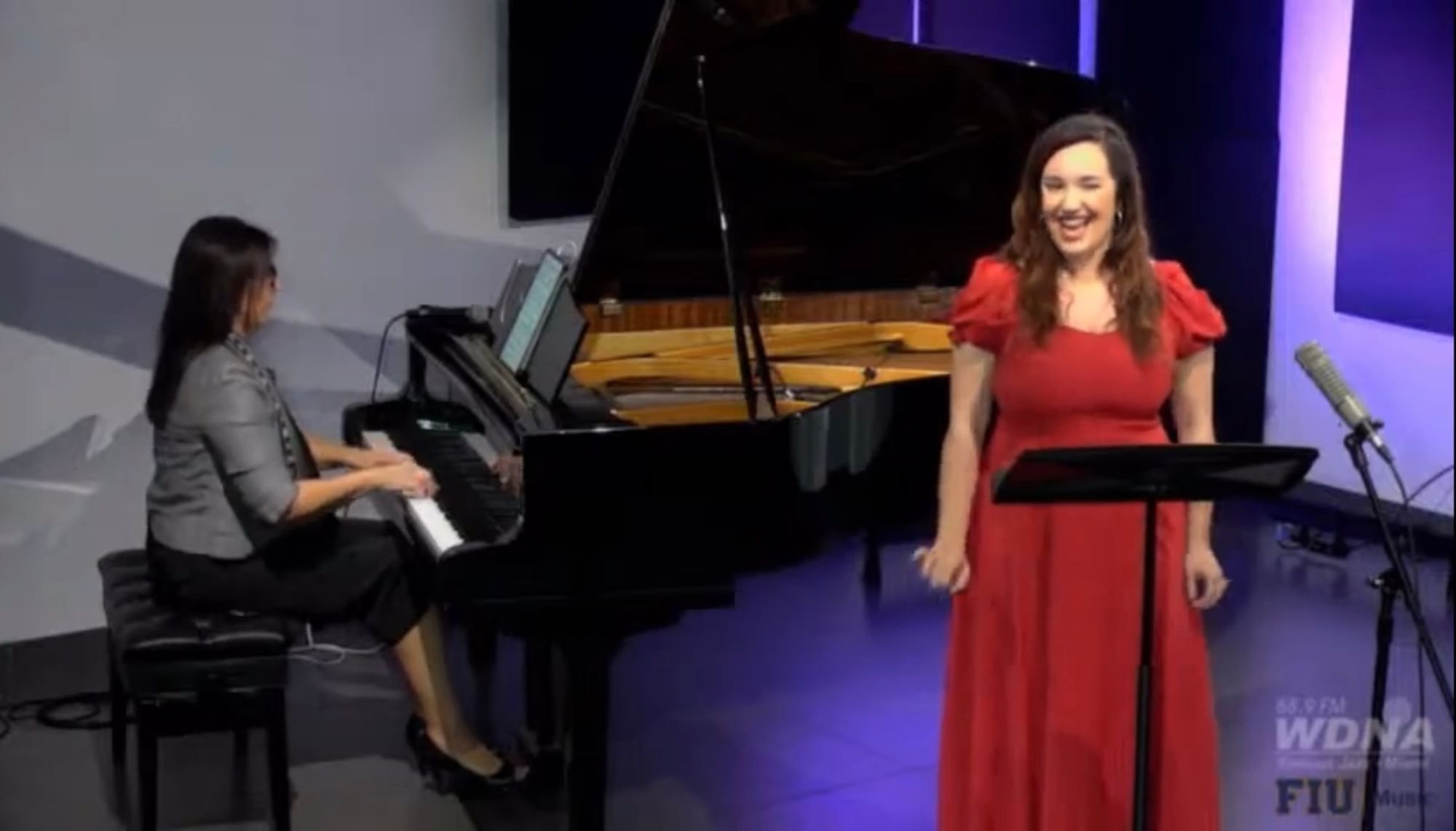Catherine performing "Art is Calling for Me" on WDNA 88.9 FM. She was a featured alumni vocalist on the FIU Music Hour as part of FIU Alumni Week. Featured: Dr. Vindhya Khare, piano